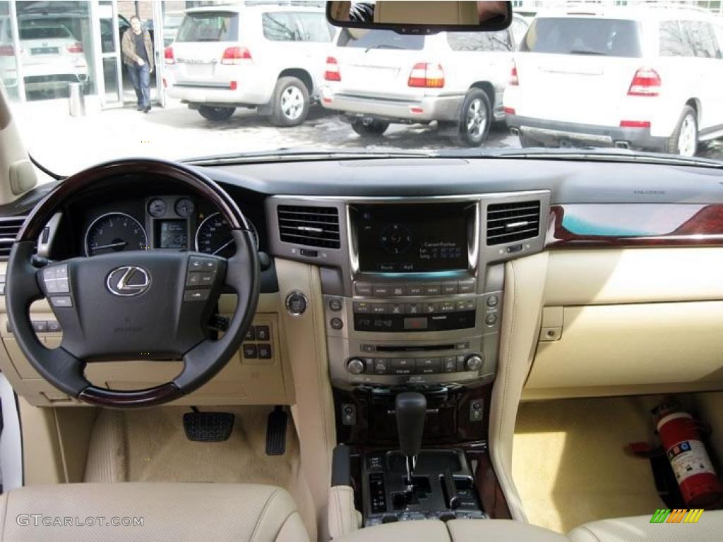 2008 Lexus LX 570 Cashmere Dashboard Photo #47731981