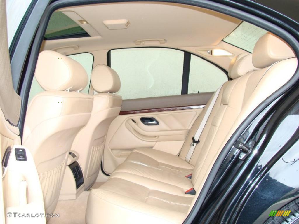 Sand Beige Interior 2001 BMW 5 Series 525i Sedan Photo #47732878