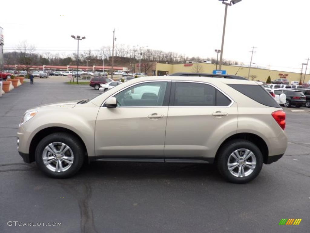 Gold Mist Metallic 2011 Chevrolet Equinox LT AWD Exterior Photo #47733595