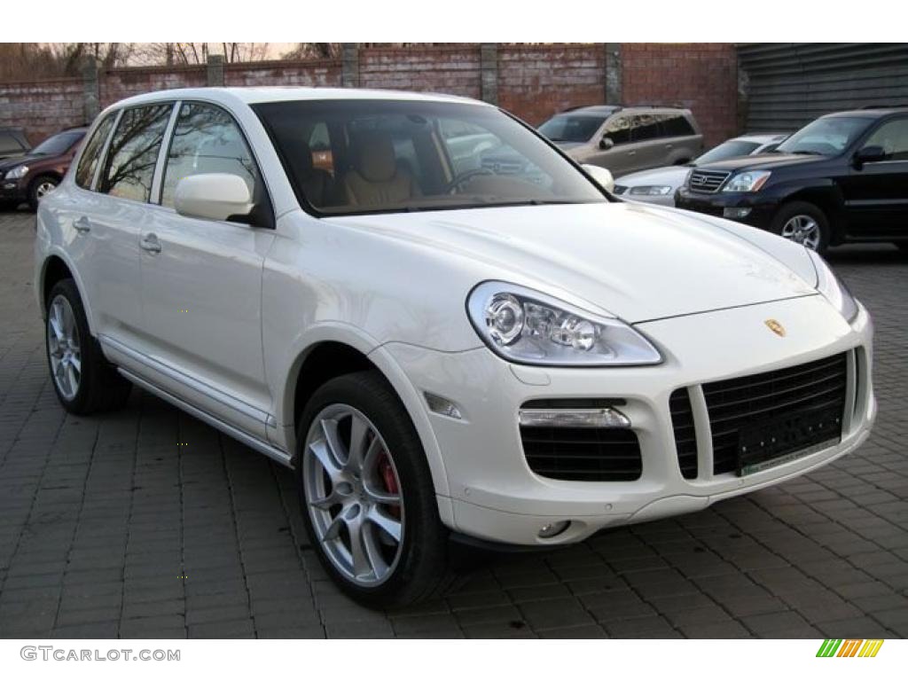 Sand White 2008 Porsche Cayenne Turbo Exterior Photo #47733637