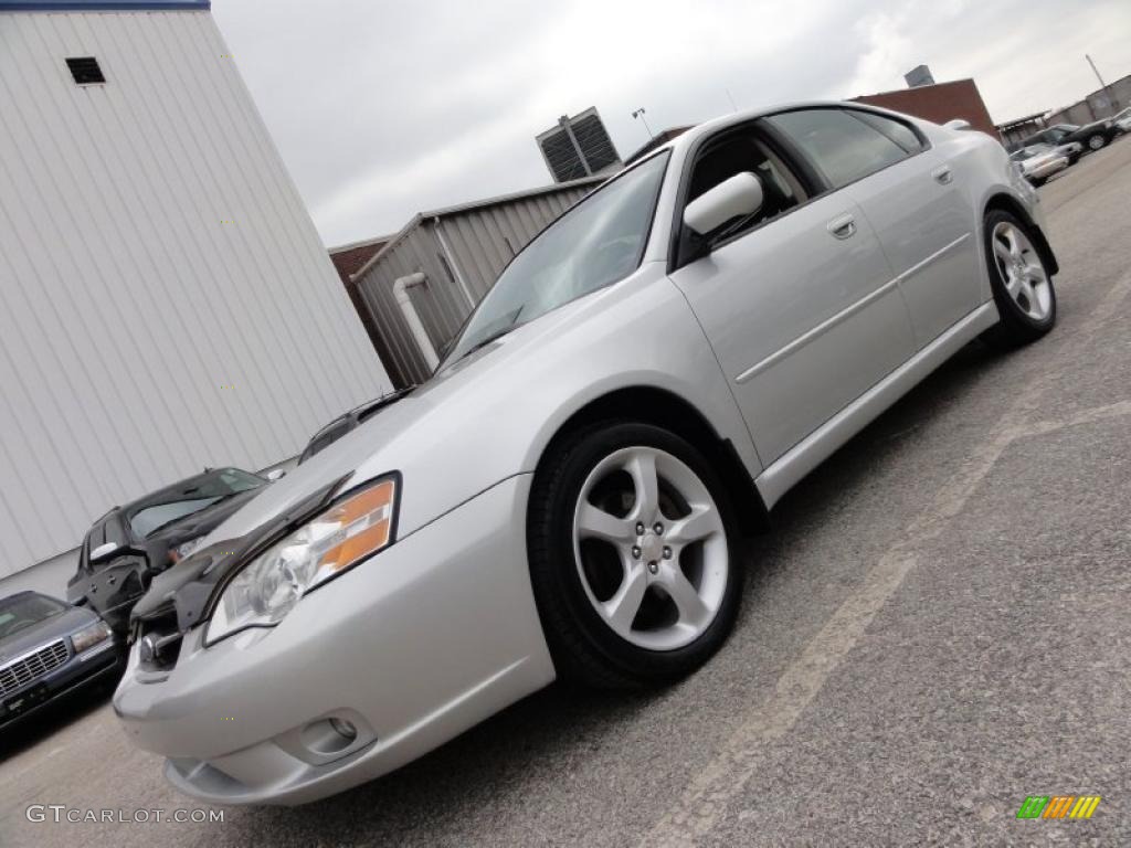 2006 Legacy 2.5i Limited Sedan - Brilliant Silver Metallic / Off-Black photo #1