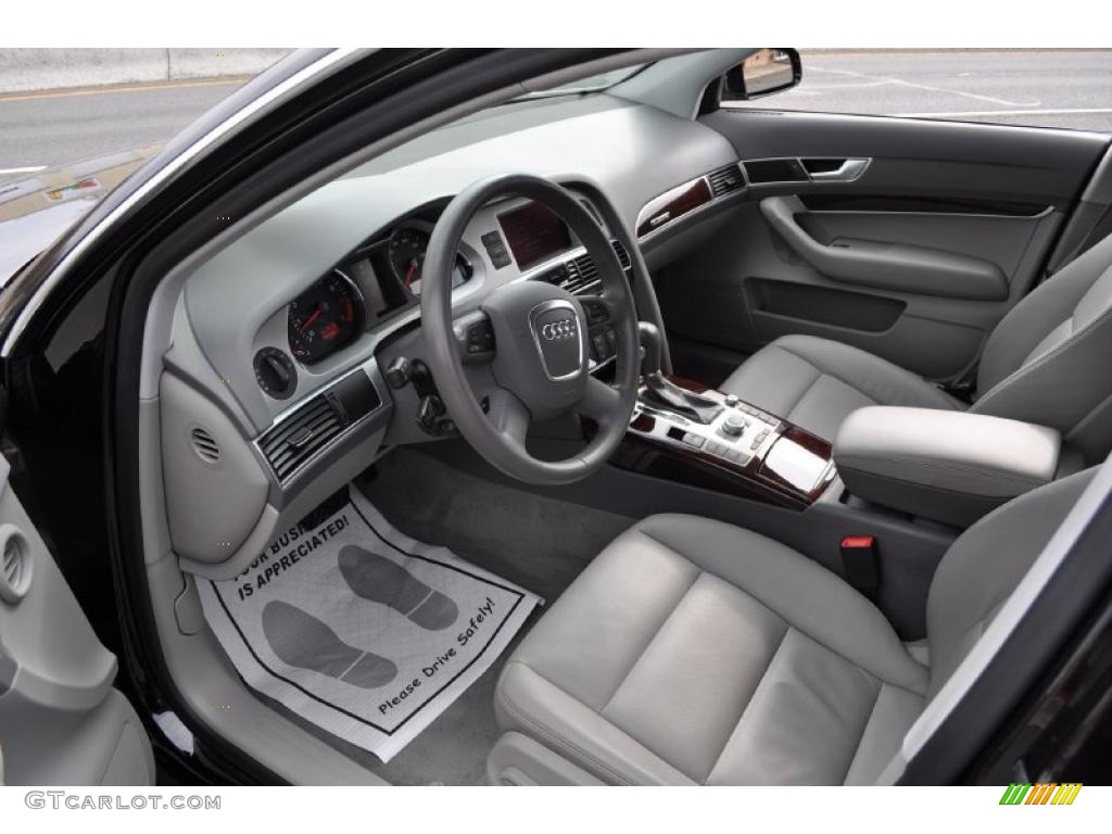 Light Grey Interior 2008 Audi A6 4.2 quattro Sedan Photo #47734396