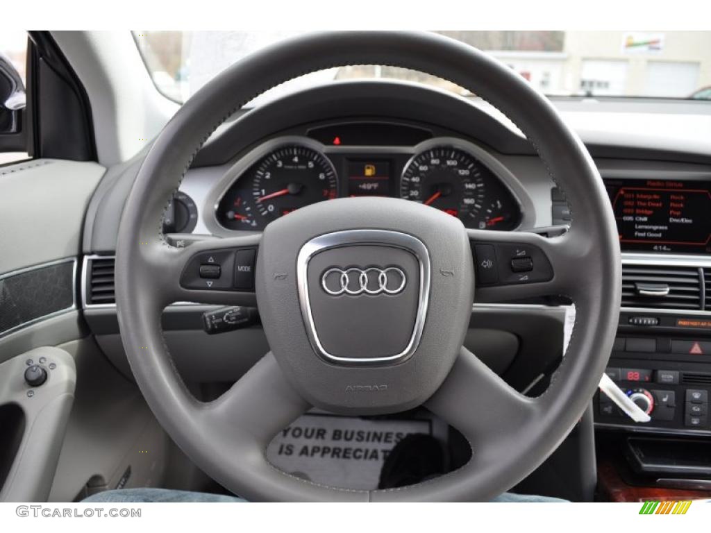 2008 Audi A6 4.2 quattro Sedan Steering Wheel Photos