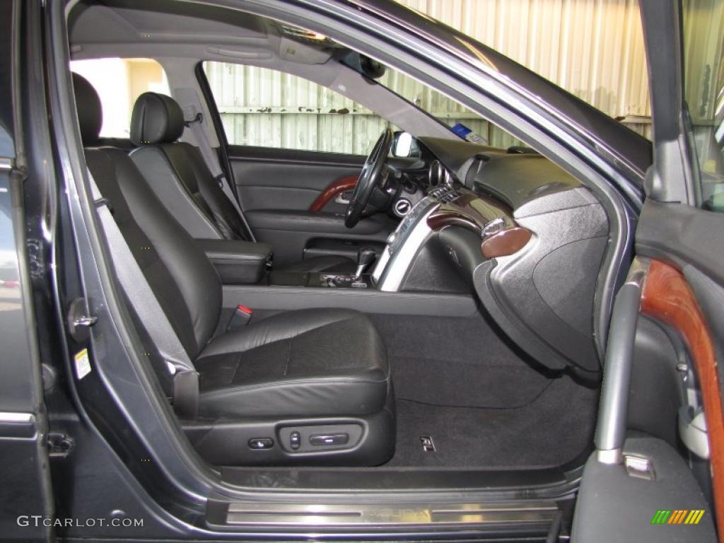 Ebony Interior 2005 Acura RL 3.5 AWD Sedan Photo #47736016