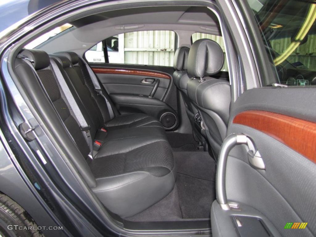 Ebony Interior 2005 Acura RL 3.5 AWD Sedan Photo #47736055