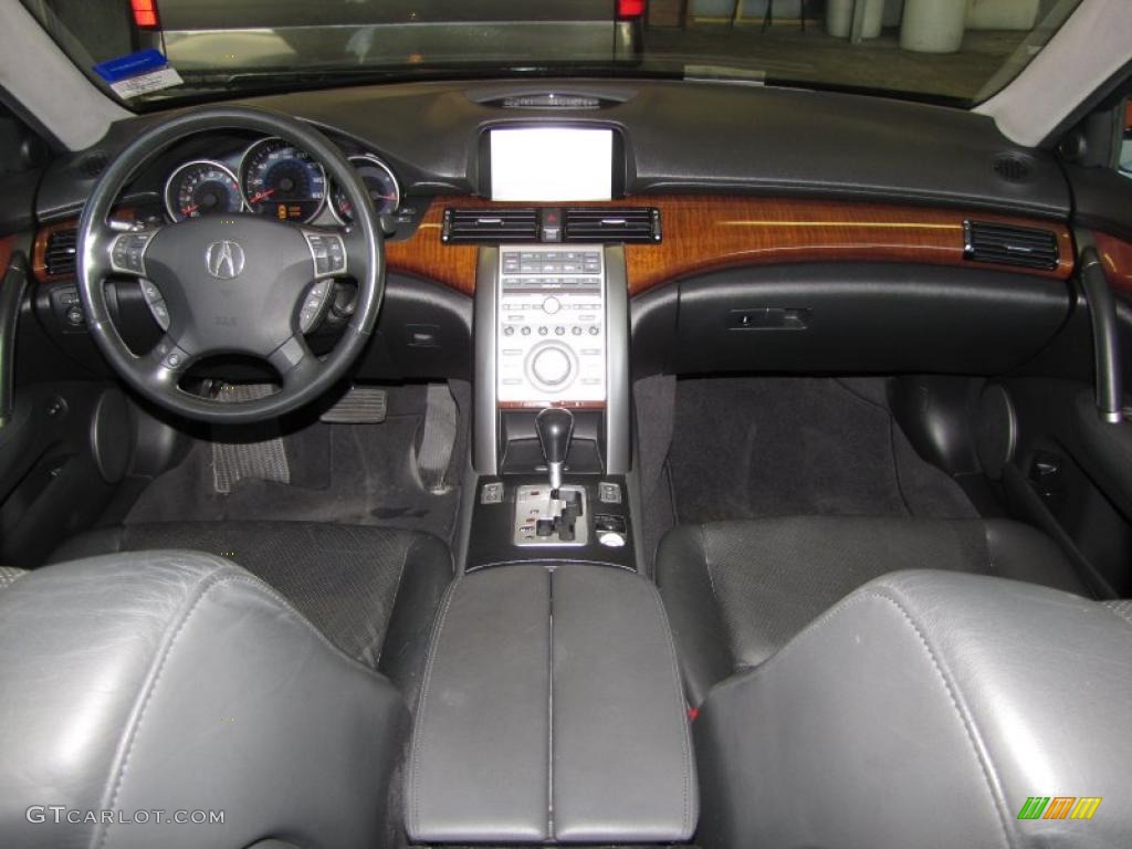 2005 Acura RL 3.5 AWD Sedan Ebony Dashboard Photo #47736121