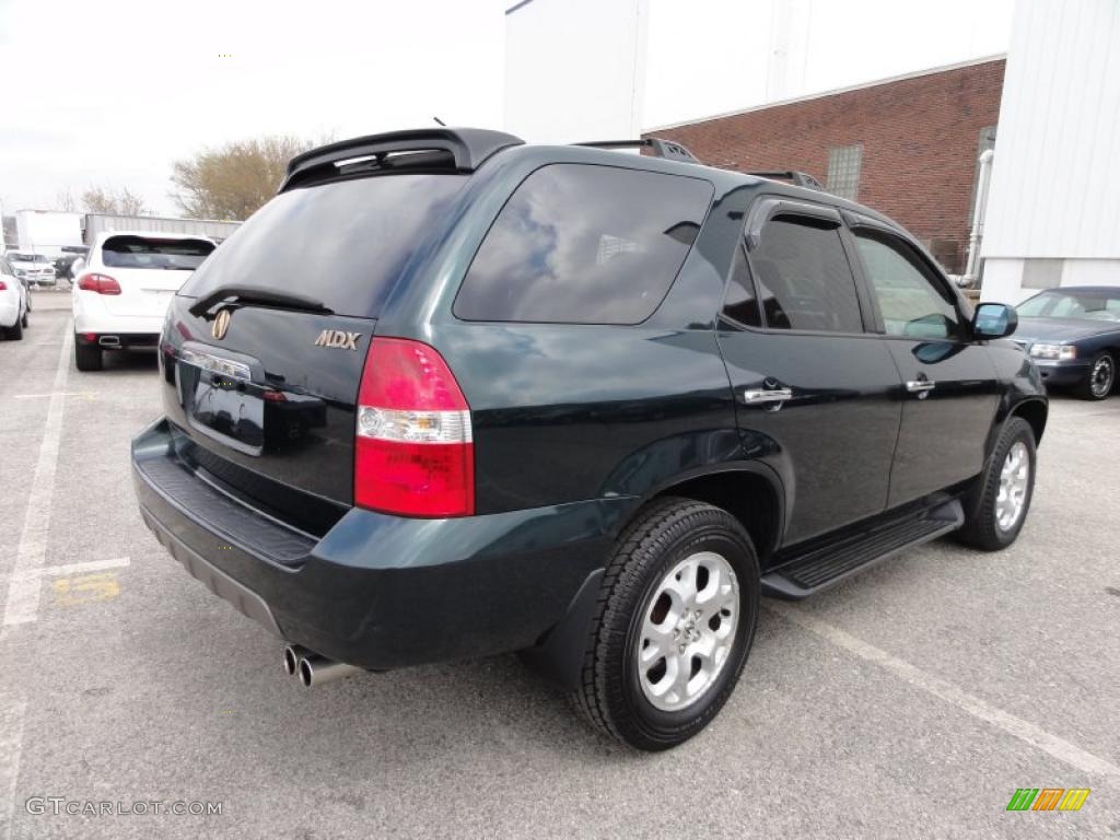 Dark Emerald Pearl 2001 Acura MDX Touring Exterior Photo #47736232