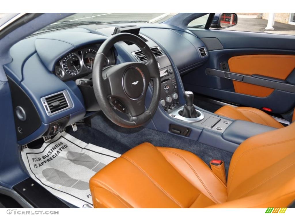 Kestrel Tan Interior 2007 Aston Martin V8 Vantage Coupe Photo #47736391