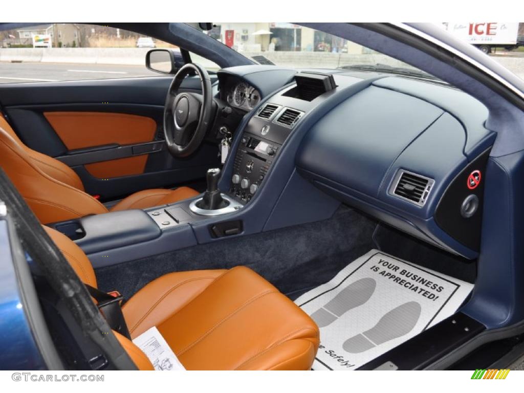 Kestrel Tan Interior 2007 Aston Martin V8 Vantage Coupe Photo #47736397