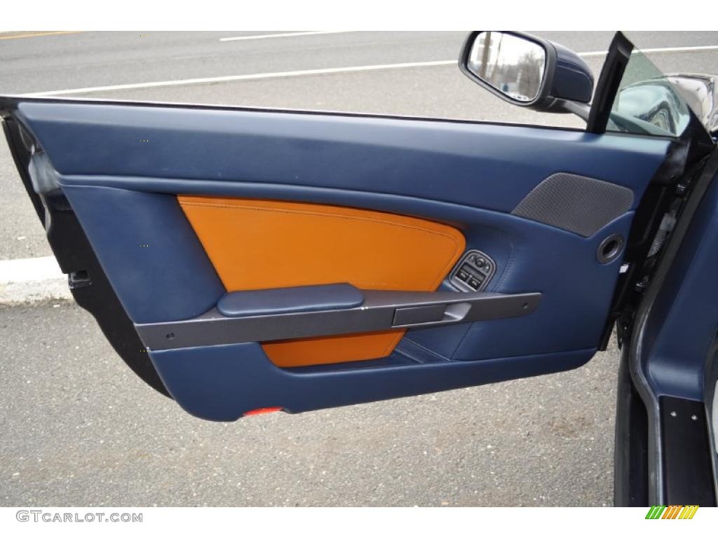2007 Aston Martin V8 Vantage Coupe Kestrel Tan Door Panel Photo #47736655