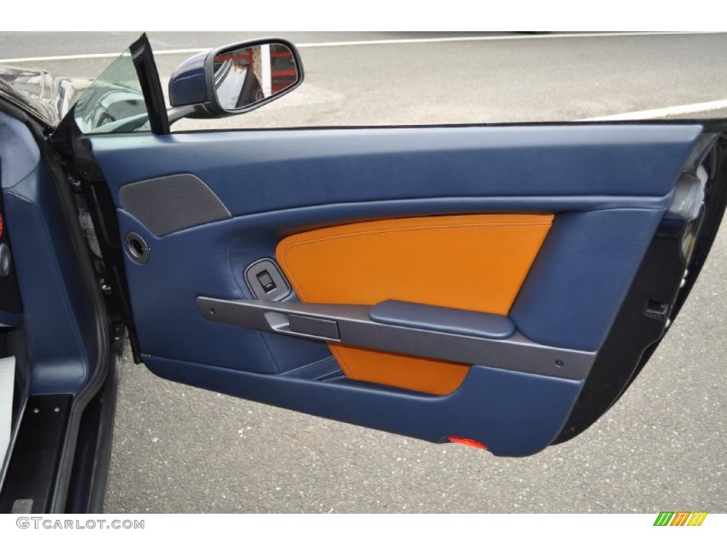 2007 Aston Martin V8 Vantage Coupe Kestrel Tan Door Panel Photo #47736766