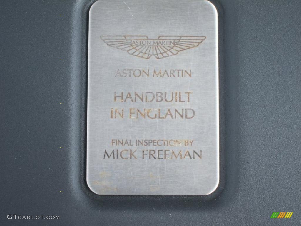 2007 Aston Martin V8 Vantage Coupe Marks and Logos Photo #47736850