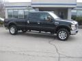 2008 Black Ford F350 Super Duty Lariat Crew Cab 4x4  photo #6