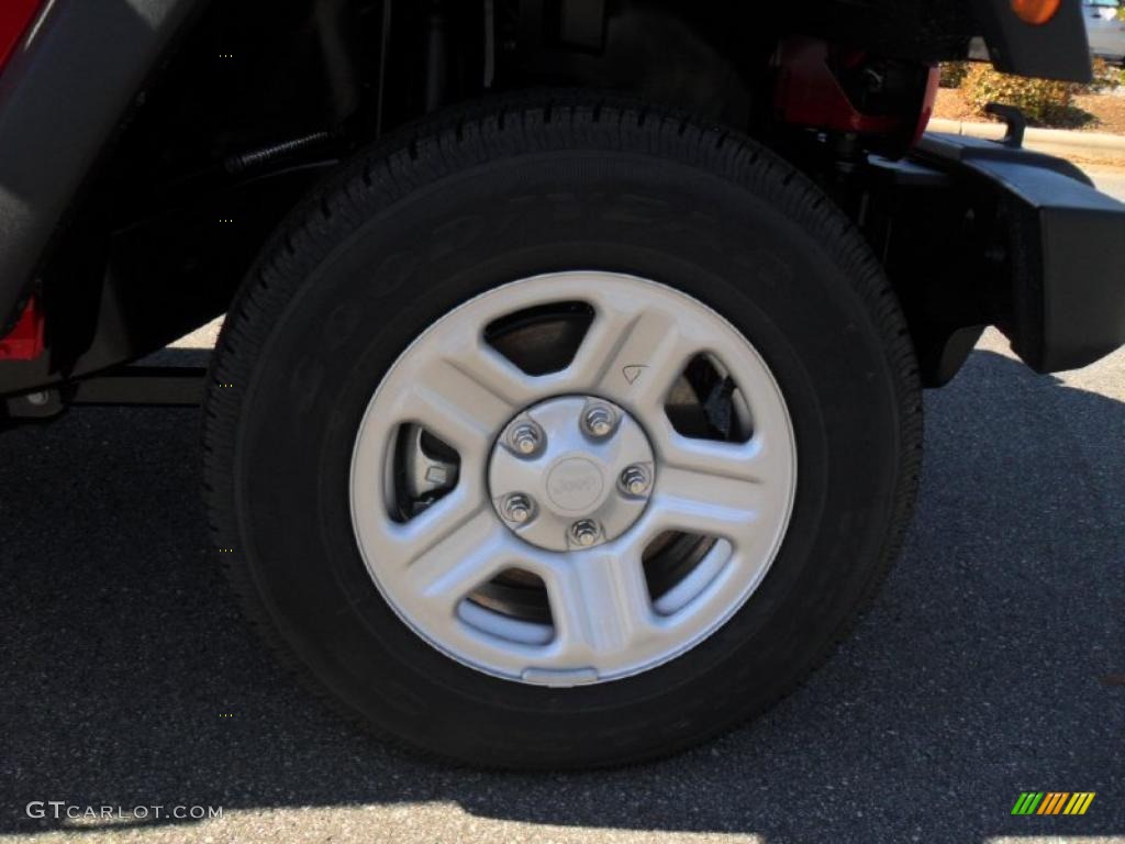 2011 Wrangler Sport 4x4 - Flame Red / Black photo #23