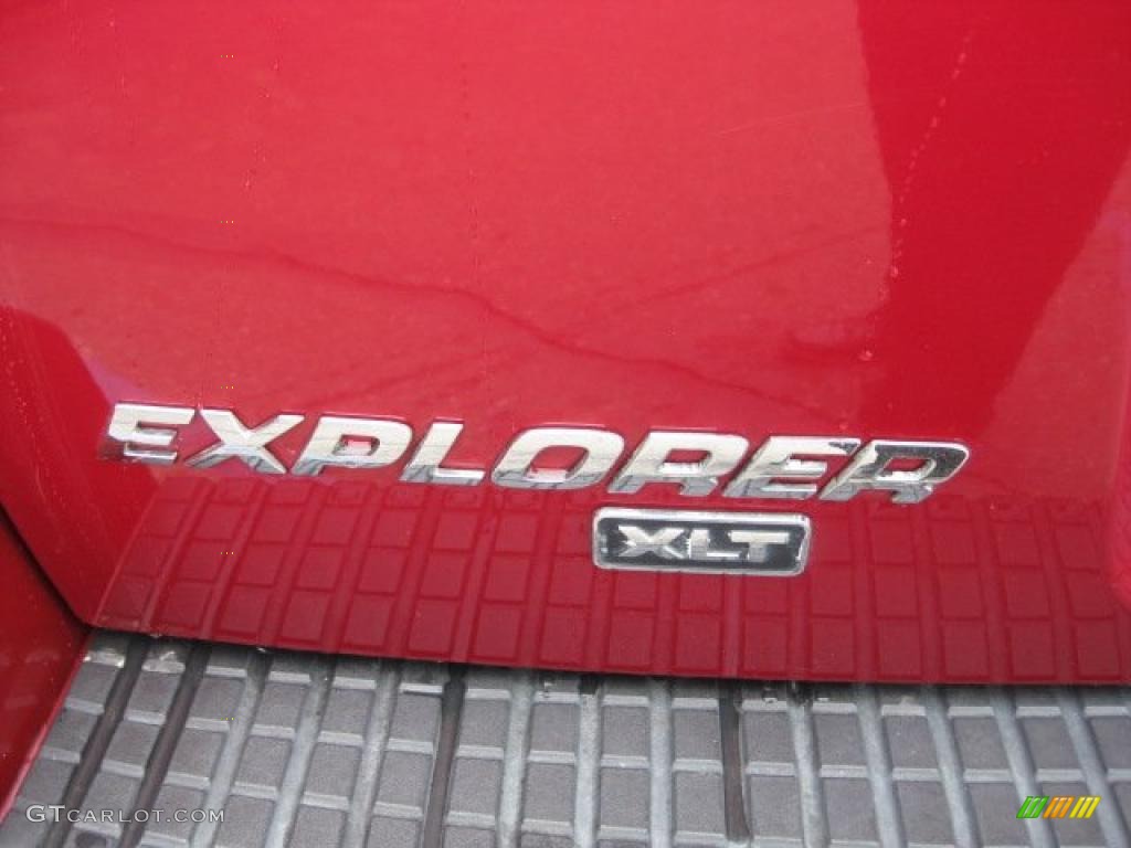 2003 Explorer XLT 4x4 - Redfire Metallic / Midnight Gray photo #20