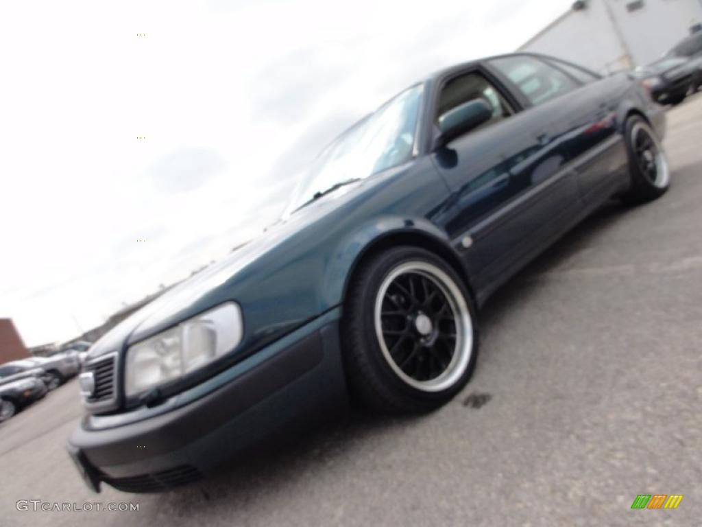 1994 S4 quattro Sedan - Emerald Green Pearl / Ecru photo #1