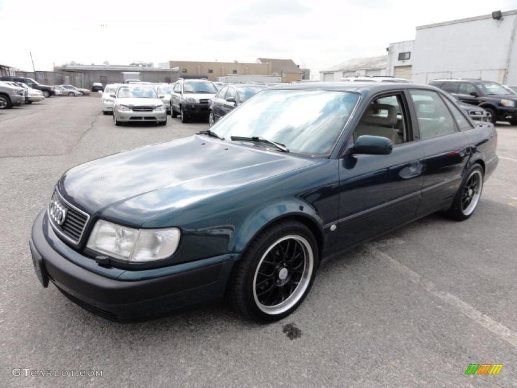 Emerald Green Pearl 1994 Audi S4 quattro Sedan Exterior Photo #47739025