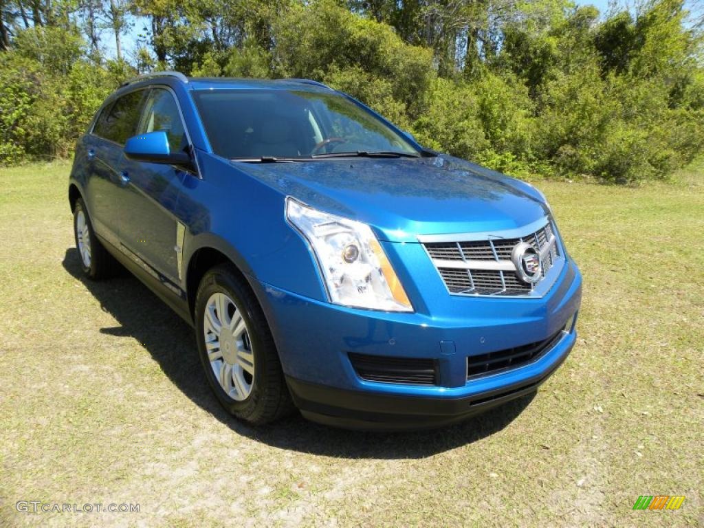 2010 SRX V6 - Caribbean Blue / Titanium/Ebony photo #1