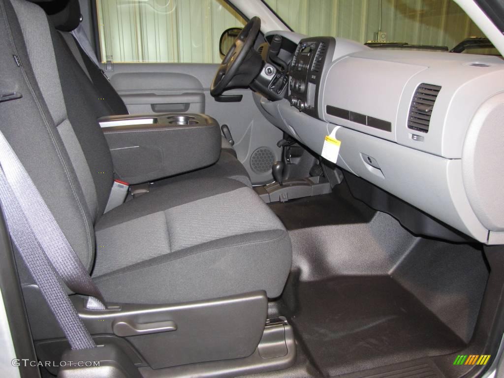 Dark Titanium Interior 2010 Chevrolet Silverado 1500 Extended Cab 4x4 Photo #47740177