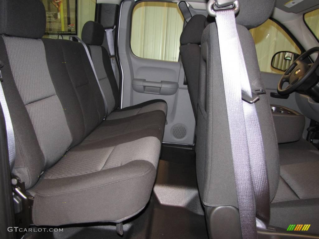 Dark Titanium Interior 2010 Chevrolet Silverado 1500 Extended Cab 4x4 Photo #47740198