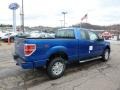 2011 Blue Flame Metallic Ford F150 STX SuperCab 4x4  photo #4