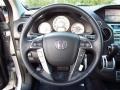 Black 2011 Honda Pilot EX-L Steering Wheel