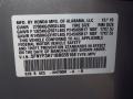  2011 Pilot EX-L Alabaster Silver Metallic Color Code NH700M