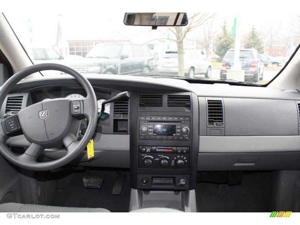 2008 Dodge Durango SXT Dark/Light Slate Gray Dashboard Photo #47741443