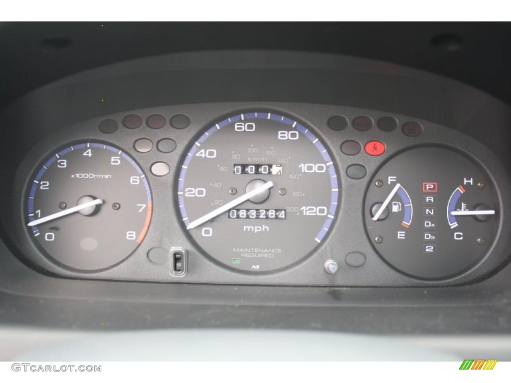 2000 Honda Civic LX Sedan Gauges Photo #47741707