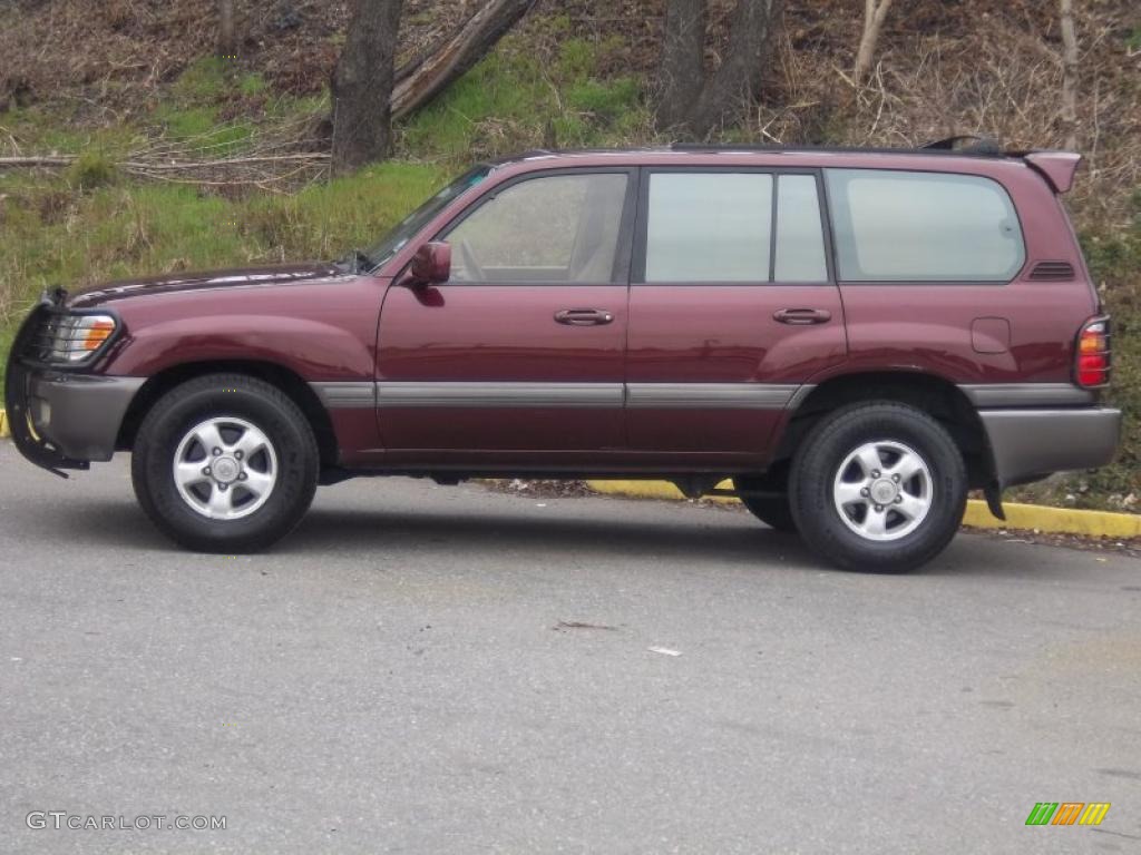 Mahogany Pearl 1998 Toyota Land Cruiser Standard Land Cruiser Model Exterior Photo #47741800