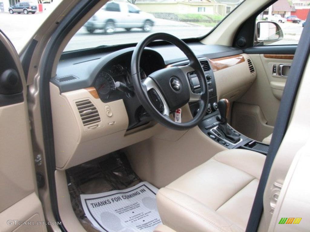 Beige Interior 2007 Suzuki XL7 Luxury AWD Photo #47742328