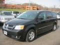 2008 Brilliant Black Crystal Pearl Dodge Grand Caravan SXT  photo #1