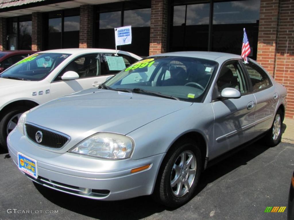 2002 Sable GS Sedan - Silver Frost Metallic / Medium Parchment photo #1