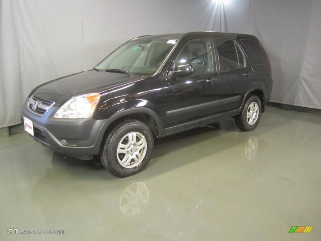 2004 CR-V EX 4WD - Nighthawk Black Pearl / Black photo #1