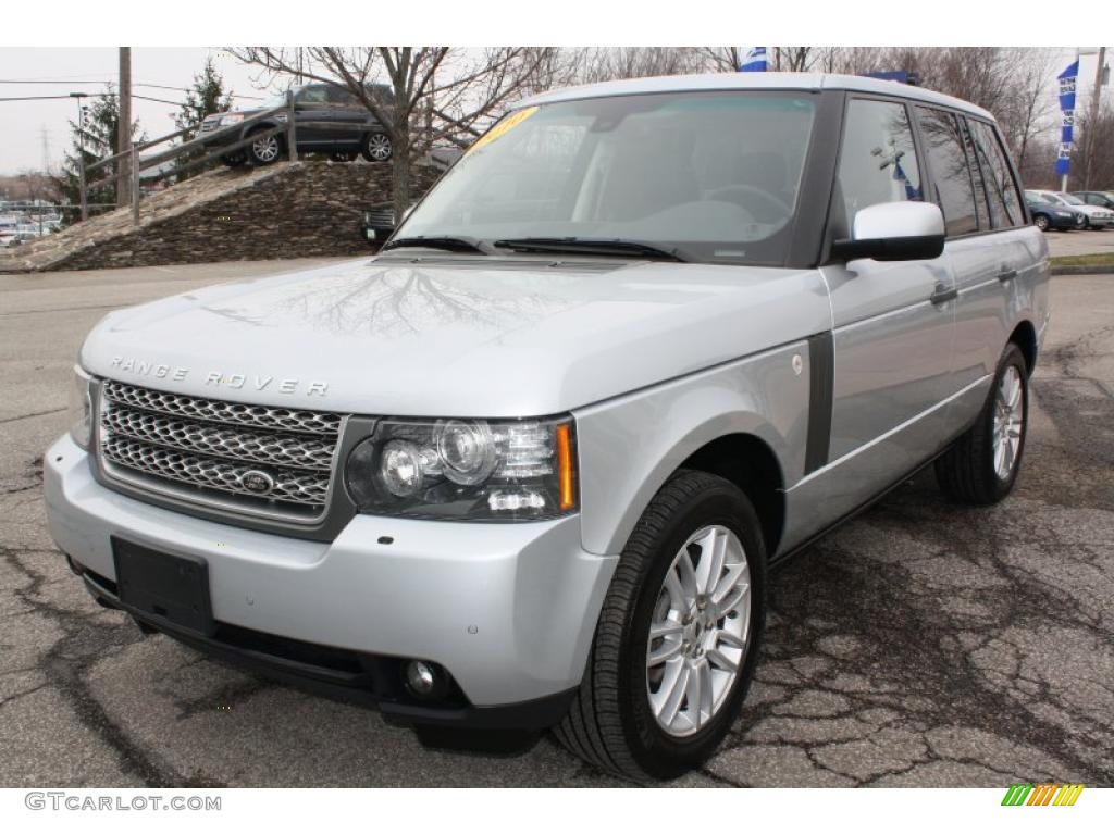 Zermatt Silver Metallic 2010 Land Rover Range Rover HSE Exterior Photo #47743663