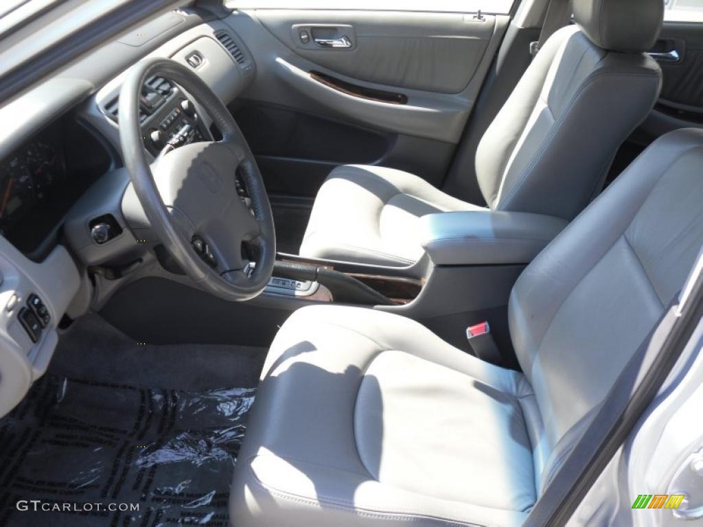 2002 Accord EX-L Sedan - Satin Silver Metallic / Quartz Gray photo #5