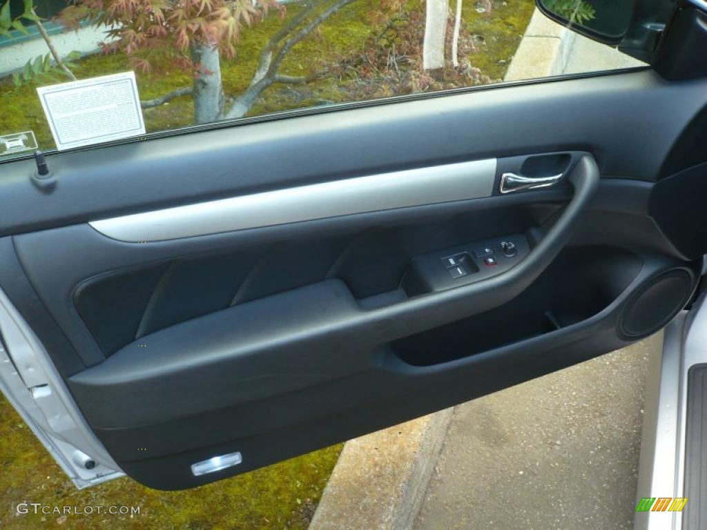 2005 Honda Accord EX V6 Coupe Black Door Panel Photo #47746331