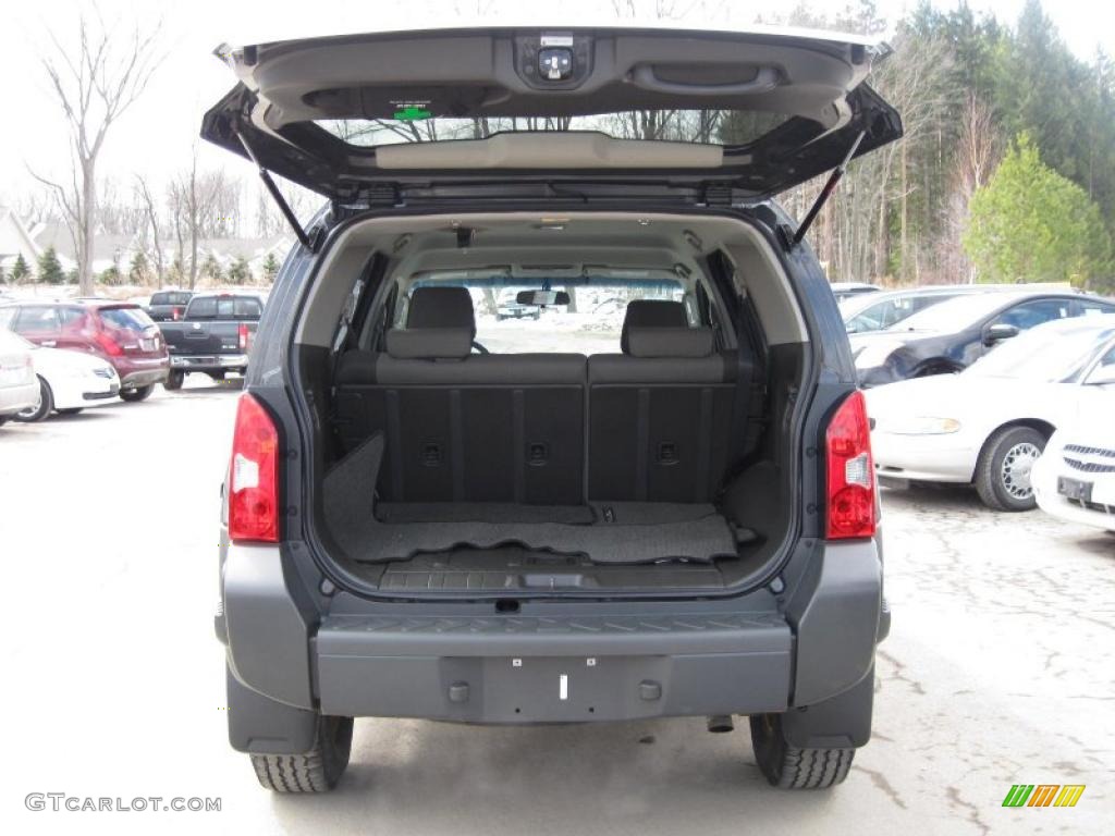 2008 Xterra X 4x4 - Night Armor Dark Gray / Steel/Graphite photo #6
