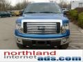 2011 Blue Flame Metallic Ford F150 XLT SuperCrew 4x4  photo #3