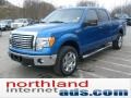 2011 Blue Flame Metallic Ford F150 XLT SuperCrew 4x4  photo #4
