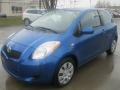 2007 Blazing Blue Metallic Toyota Yaris 3 Door Liftback  photo #1