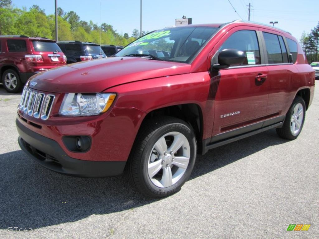 Deep Cherry Red Crystal Pearl 2011 Jeep Compass 2.0 Exterior Photo #47749286