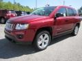 2011 Deep Cherry Red Crystal Pearl Jeep Compass 2.0  photo #3