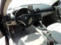 Taupe 2009 BMW 1 Series 128i Coupe Interior Color