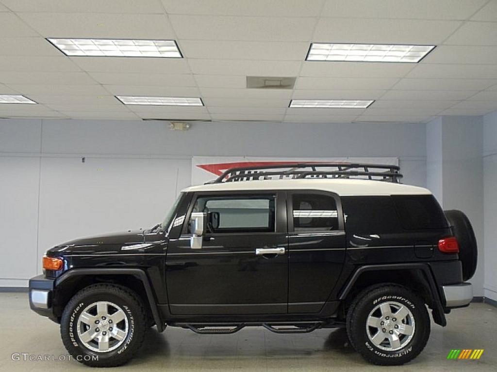 2007 FJ Cruiser 4WD - Black Diamond / Dark Charcoal photo #3