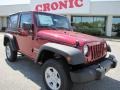 2011 Deep Cherry Red Crystal Pearl Jeep Wrangler Sport 4x4  photo #1