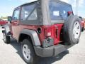 2011 Deep Cherry Red Crystal Pearl Jeep Wrangler Sport 4x4  photo #5