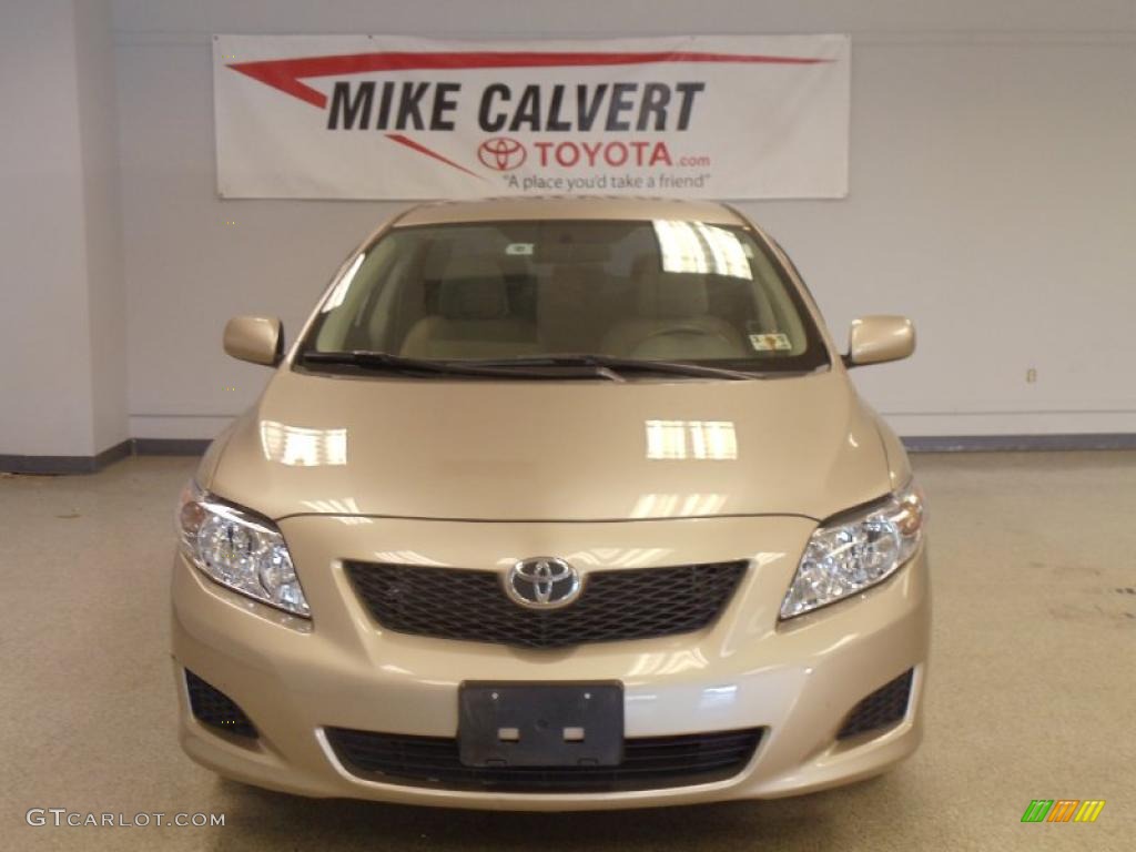 2009 Corolla LE - Desert Sand Mica / Bisque photo #2