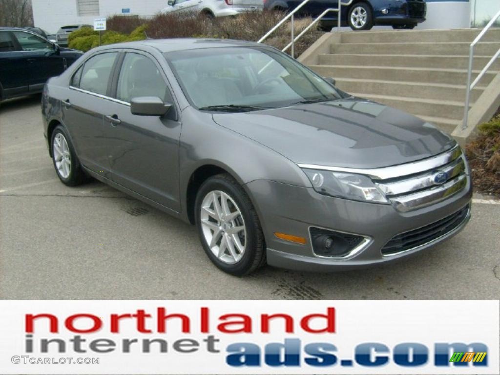 2010 Fusion SEL V6 - Sterling Grey Metallic / Medium Light Stone photo #2