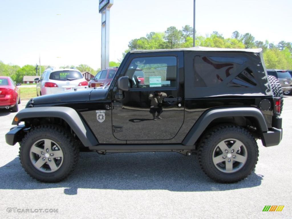 Black 2011 Jeep Wrangler Call of Duty: Black Ops Edition 4x4 Exterior Photo #47750693
